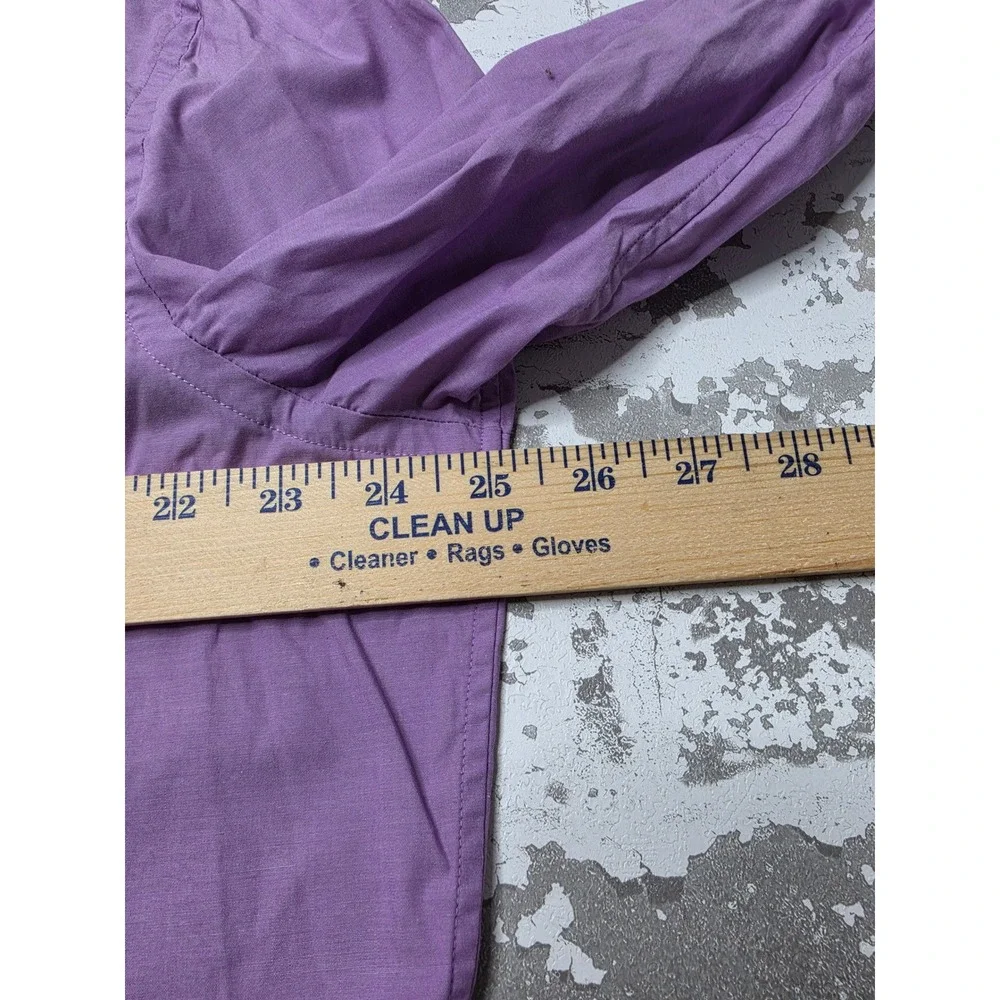 Banana Republic Mens XL Purple Stretch Slim Fit Button Down Shirt Long Sleeve